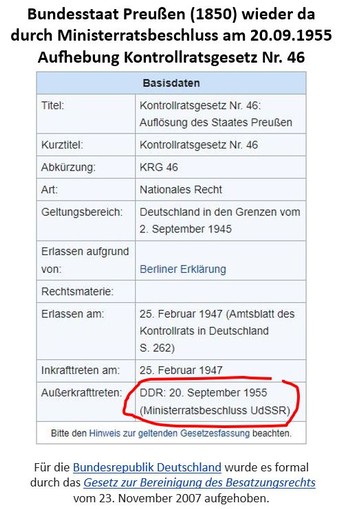 Reichsanzeiger Bundesstaat Preußen